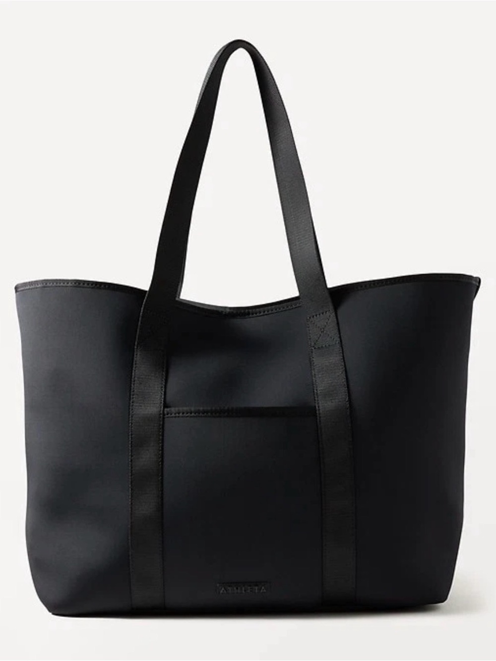 Athleta Diem Black Neoprene Tote Bag 💪